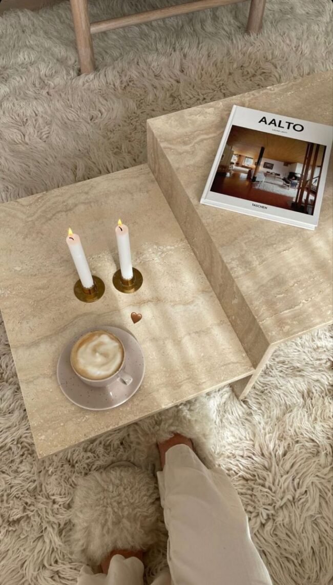 🛋️ Table Basse en Marbre – Image 3