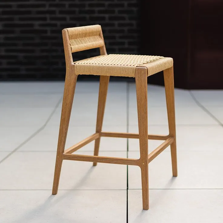 Tabouret de Bar Corde Tressée – Image 3