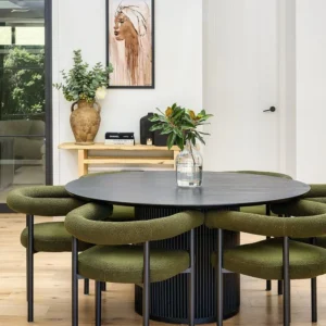 Table avec chaise Ronde Nova