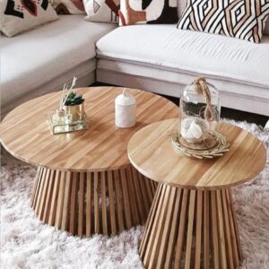 Ensemble de deux tables basses
