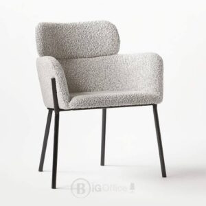 Fauteuil Design Bouclé Moderne