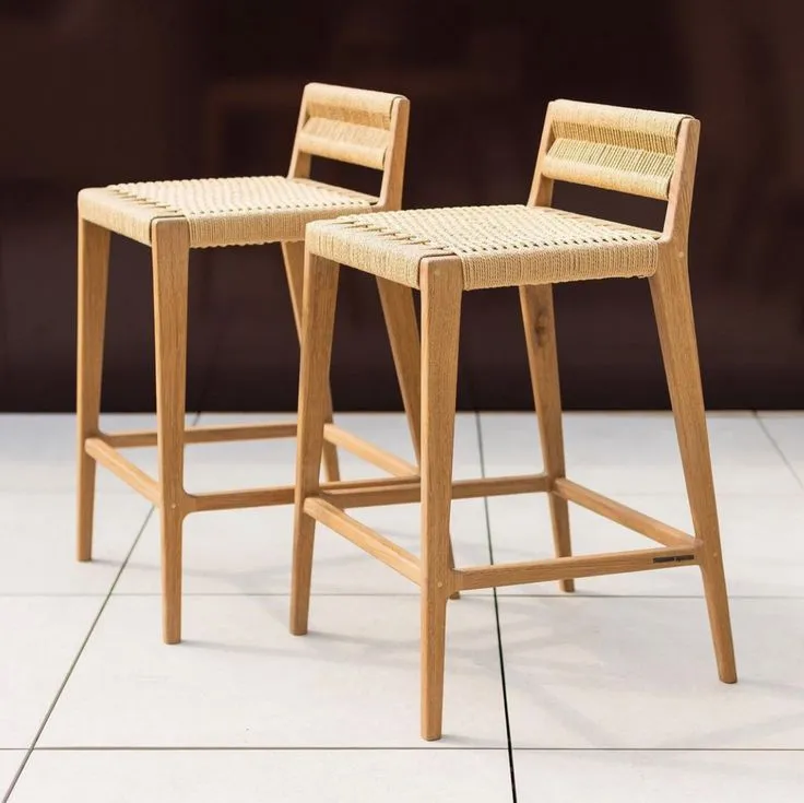 Tabouret de Bar Corde Tressée