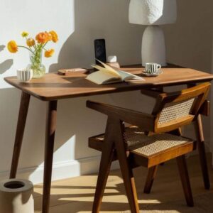 Bureau Natura avec Chaise Cannage